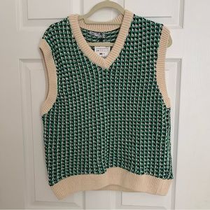 Zara Crochet Sweater Vest